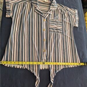 Monteau Multicolor Striped Casual Shirt